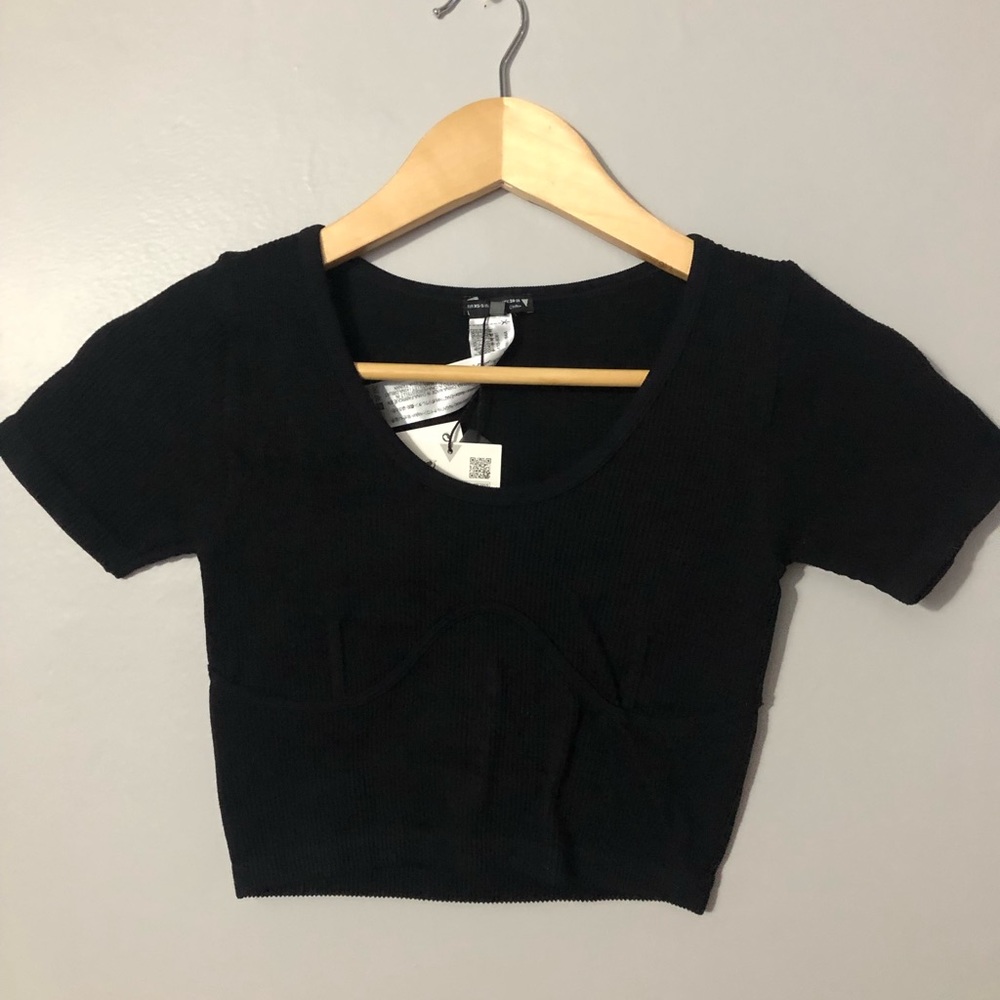 Zara Ribbed Knit Crop Top